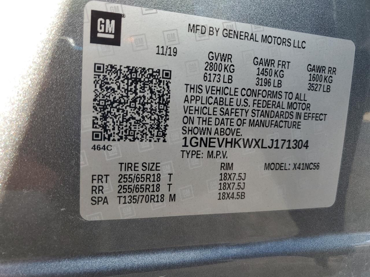 Chevrolet Traverse Lt Image 12