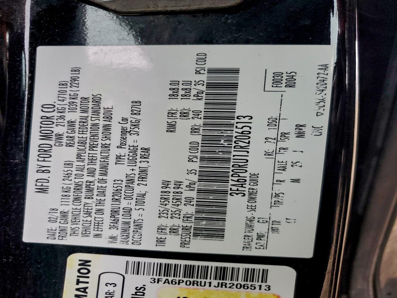 Ford Fusion Titanium/platinum Hev Image 2