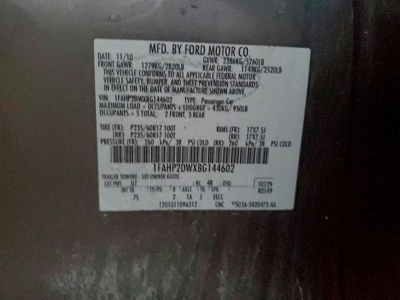 Ford Taurus Se Image 7