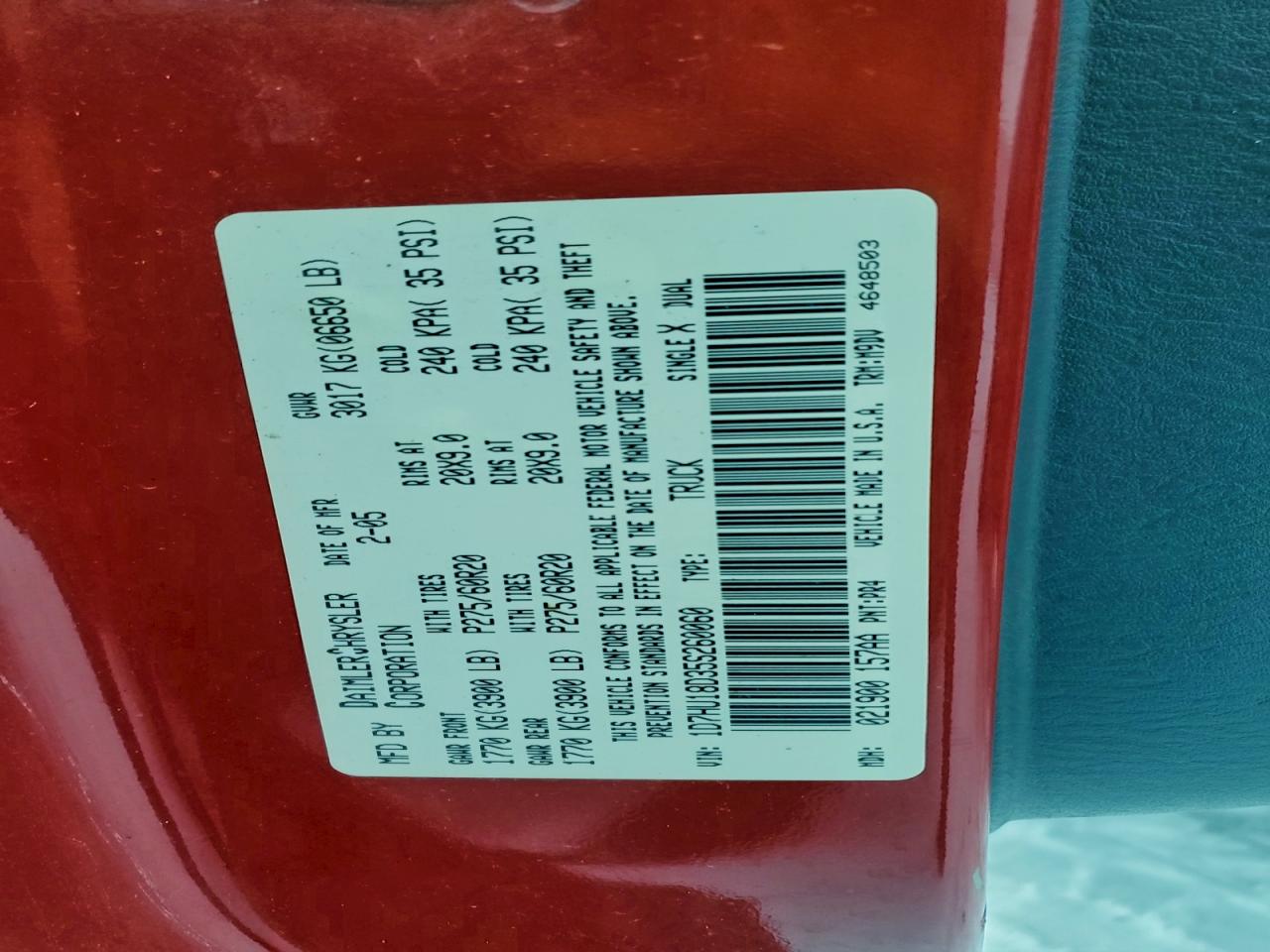 Dodge Ram 1500 St Image 8