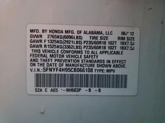 Honda Pilot Touring Image 10