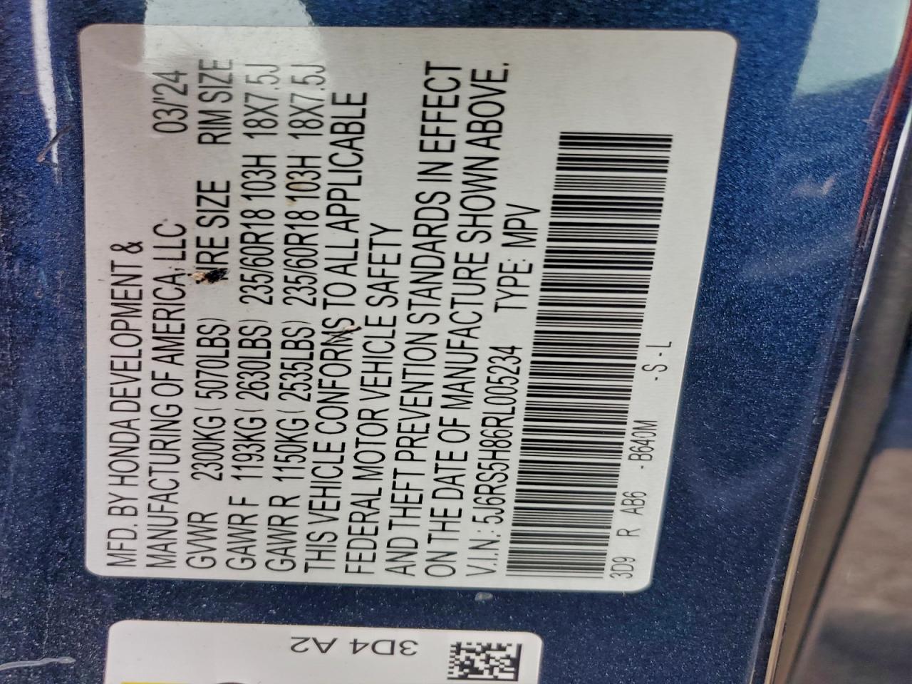 Honda Crv Sport-l Image 14